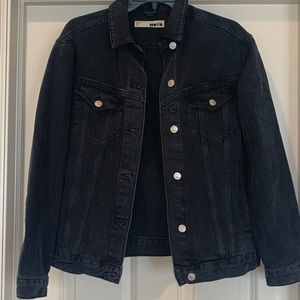 Topshop oversized denim jacket